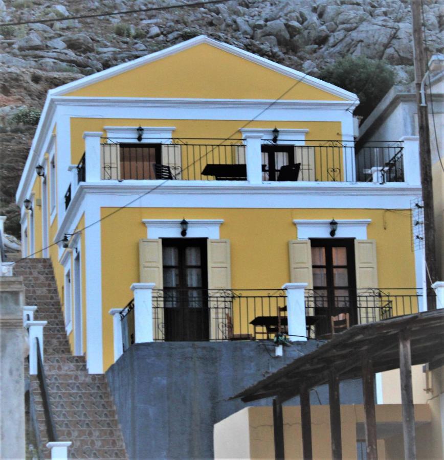 Gompos Apartment - Cozy Apartment Next To The Sea - Amazing Sea View Symi Exterior photo